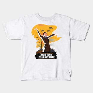 Come into the Factories Kids T-Shirt